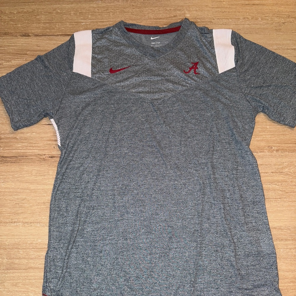 Alabama Nike Men's Gray Athletic Shirt